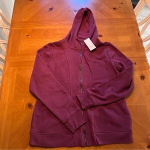 All in Motion - Zip Up Hoodie - Maroon/Red - Sz XL